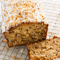 Coconut Topping Banana Bread
